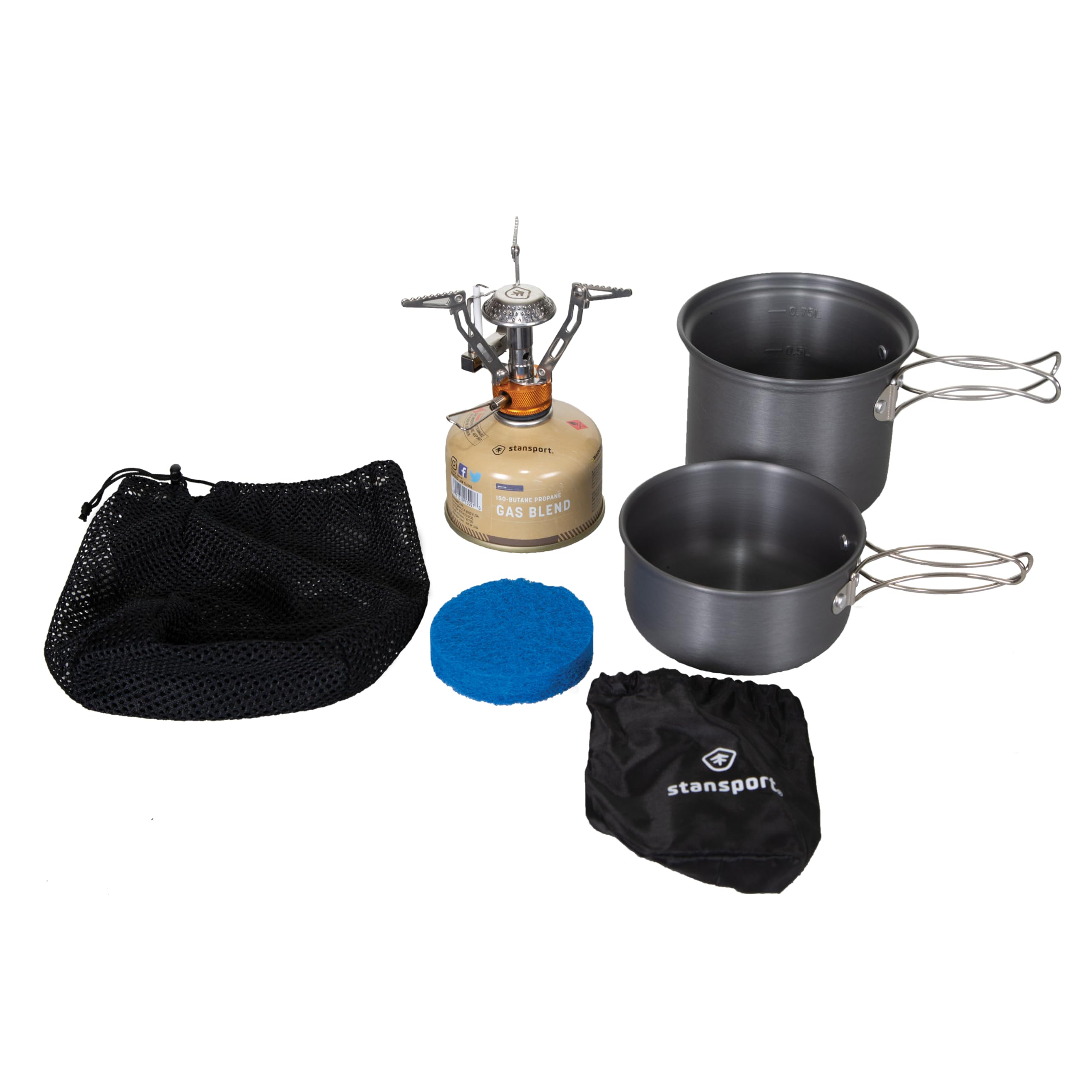 Amazon.com: Stansport Backpack Stove, Fuel & Cook Set : Sports